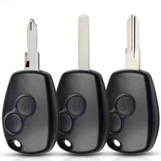 Ключ-заготовка Renault Modus, Clio, корпус під чіп, 2 кнопки, автоключ VA2 Київ