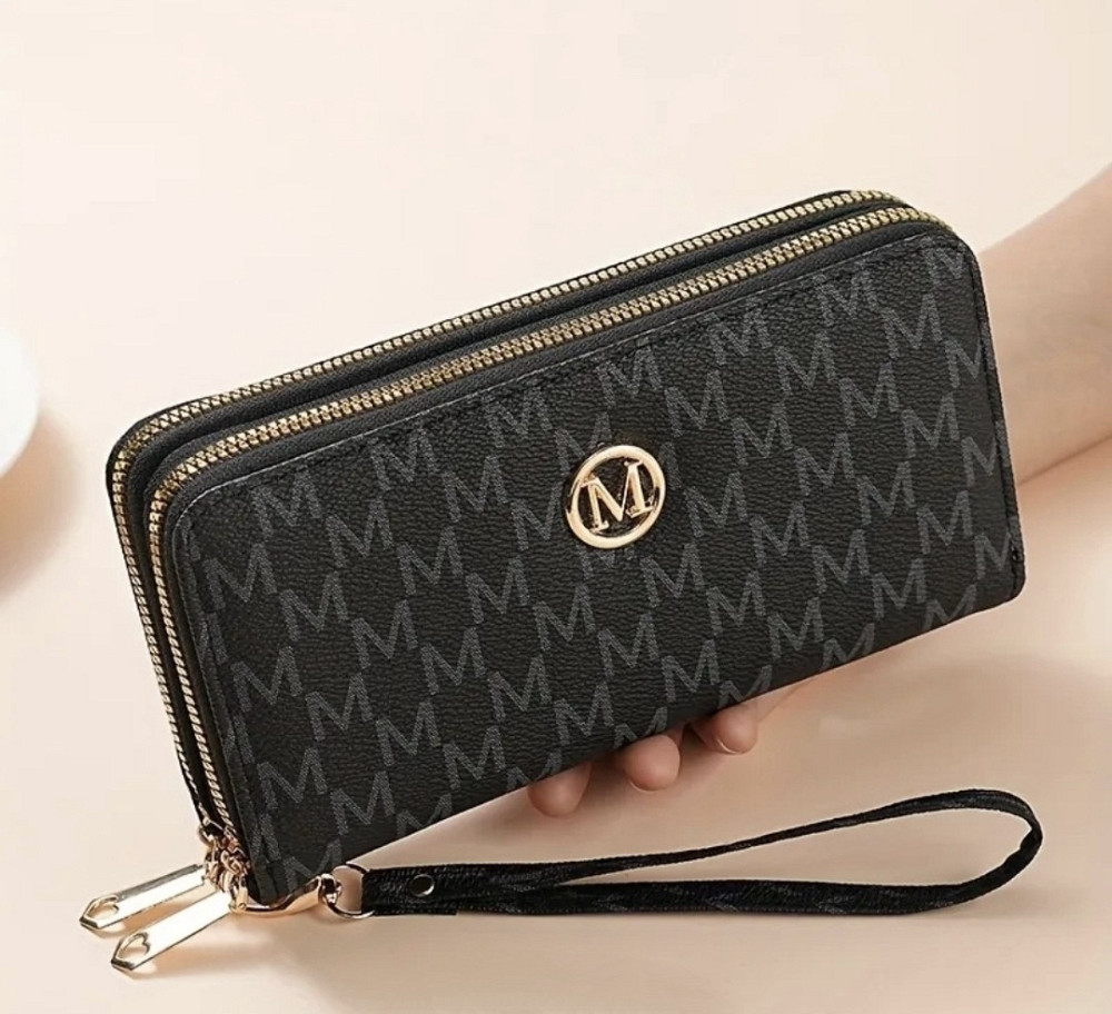 Гаманець жіночий великого розміру Чорний Сміла - фото 1