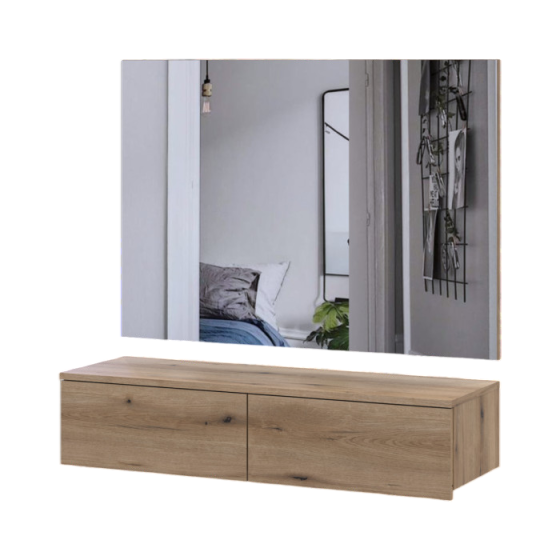 Комплект меблів Doros Левія + дзеркало Дуб Евок 100х32х100 (DRS-011843) Дніпро
