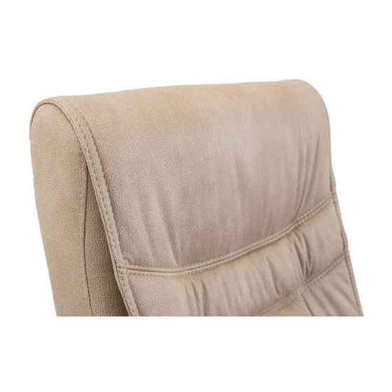 Офісне крісло керівника Burgas Mustang Хром M1 Tilt Кремовий Київ