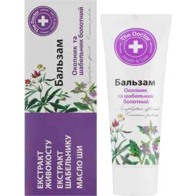Бальзам для тіла Домашній Доктор Живокіст і вовче тіло болотяне 75 мл (4823015926518) Вінниця