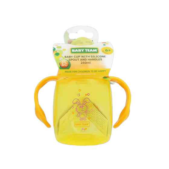 Поильник с силиконовым спаутом и ручками 5004BT 250 мл Винница