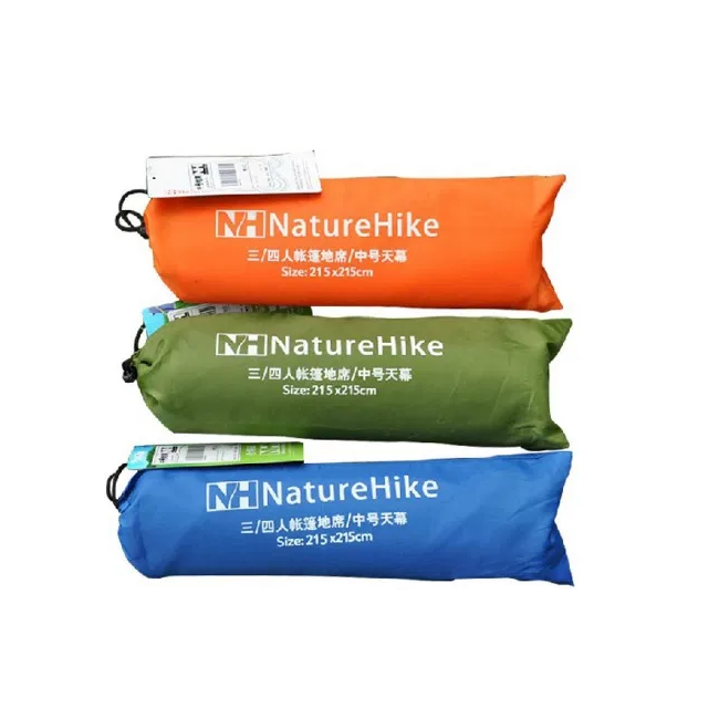 Тент универсальний Naturehike 210T NH15D005-X, 2,10х2,15м, помаранчевий Киев - изображение 7