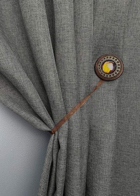 Магниты для штор и гардин Карпаты набор 2 шт Венге с бронзовым (81-258) Киев - изображение 5