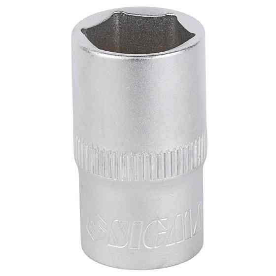 Насадка шестигранна коротка 1/2" 16 мм CrV mid SIGMA (6071161) Київ
