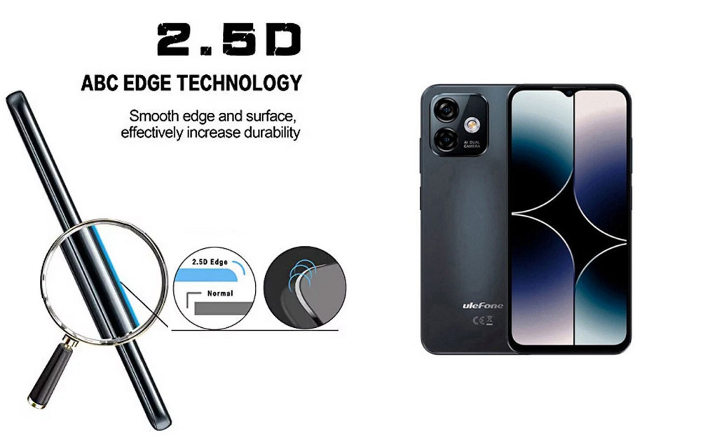 Захисне скло ArmorGlass для Ulefone Note 16 Pro – стійке до подряпин та ударів Київ - фото 2
