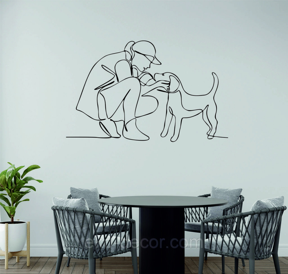 Декоративне настінне Панно «Друг» Декор на стіну 90*56 см, Чорний Київ - фото 3