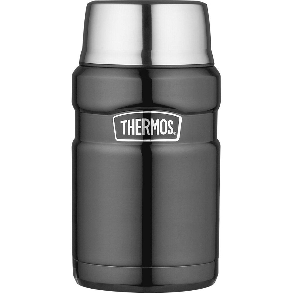Термос для Їжи 0.71 літр Thermos "Stainless King Food Flask" (173034) Gun Metal Нововолинськ - фото 2