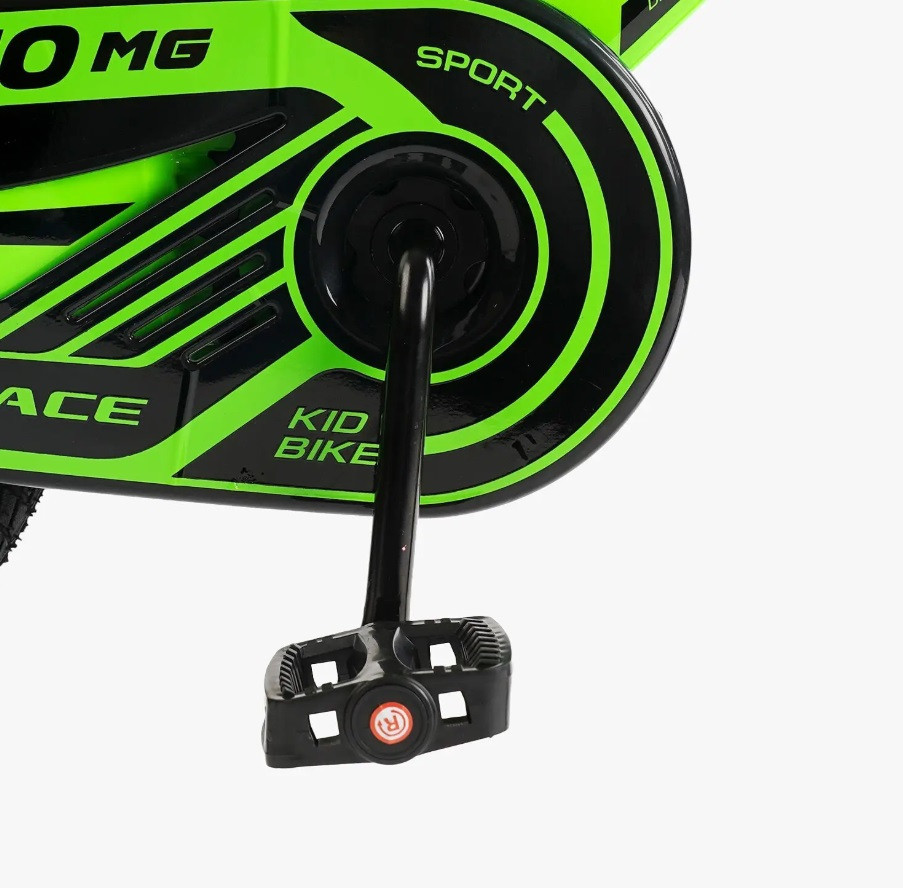Велосипед Corso CONNECT двоколісний магнієва рама 18 дюймів з додатковими колесами Зелений (MG-18105) Чернигов - изображение 4