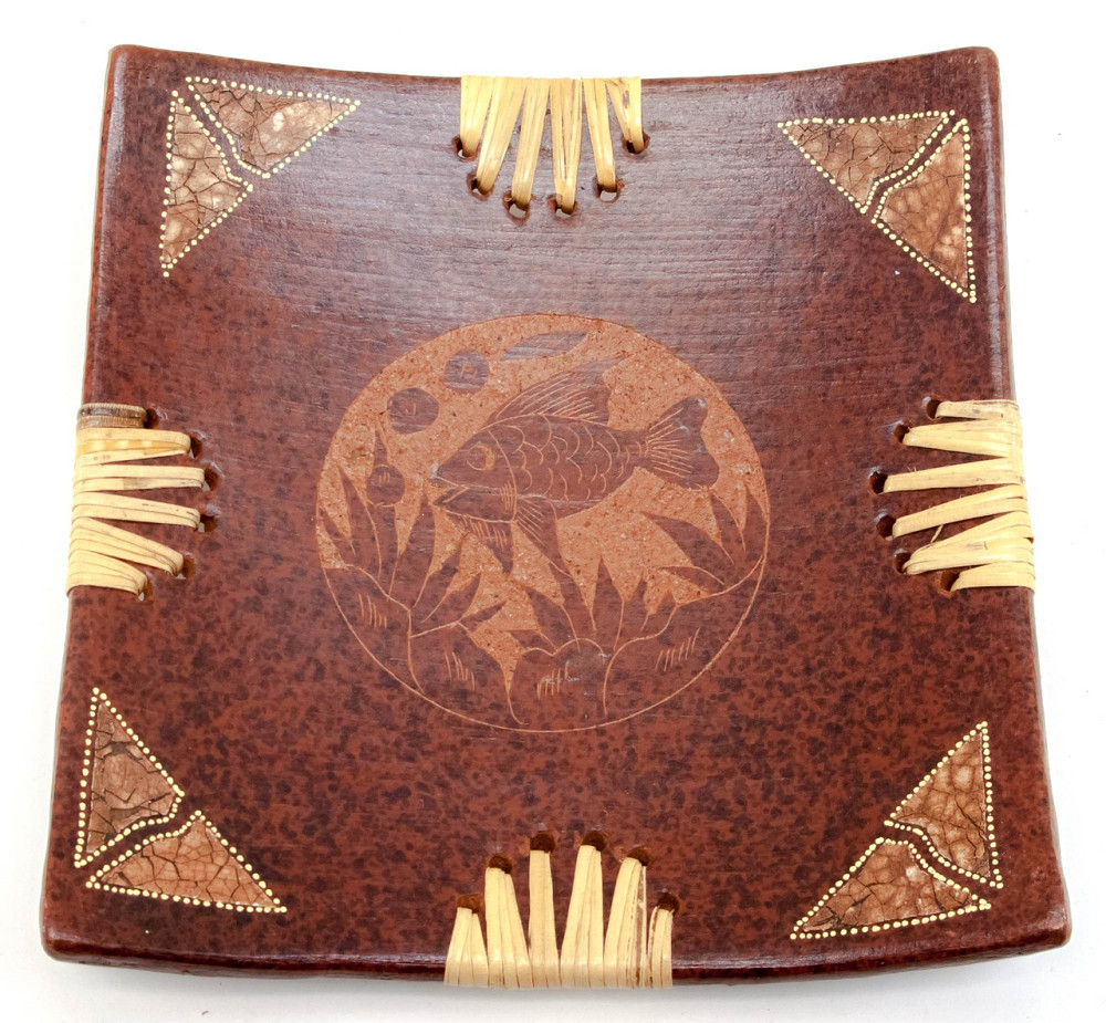 Тарілка глиняна Риба Київ - фото 1