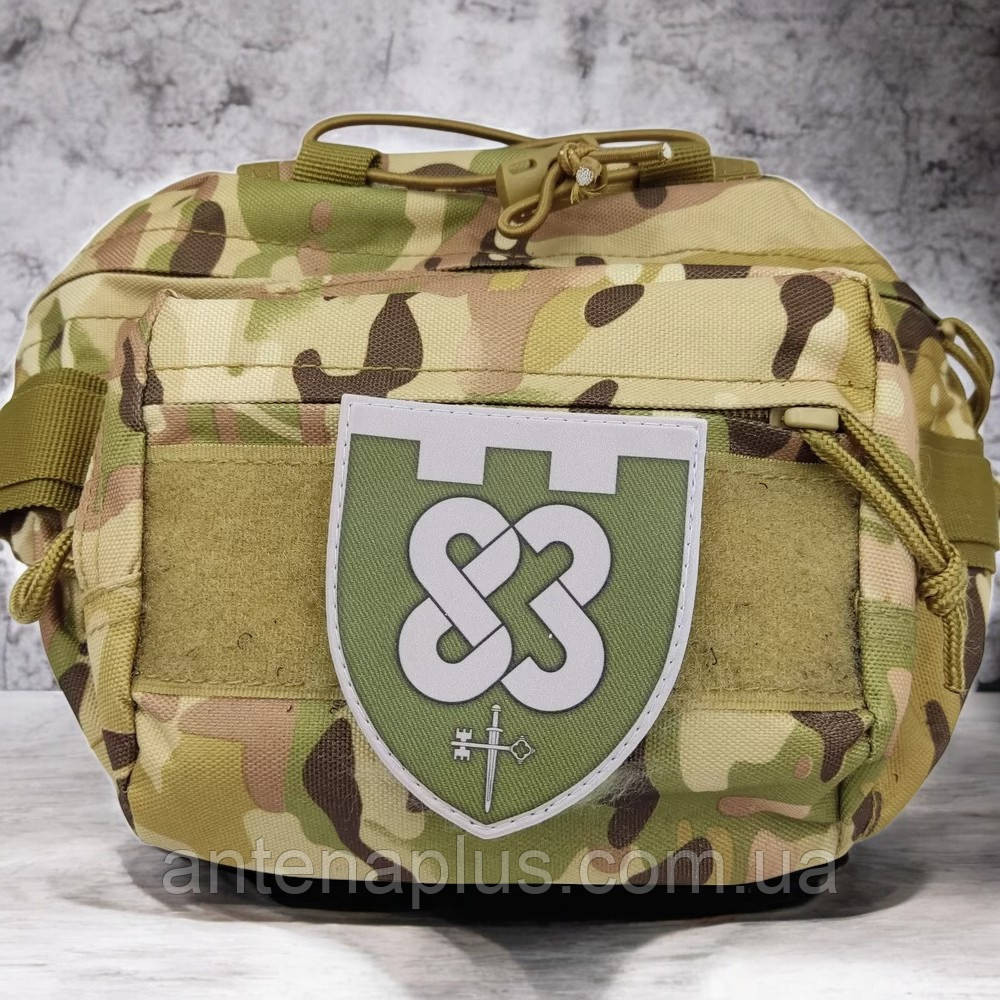 83 ОБ ТРО олива шеврон / патч Киев - изображение 2