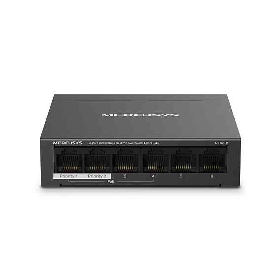 Комутатор Mercusys MS106LP некерований Харків