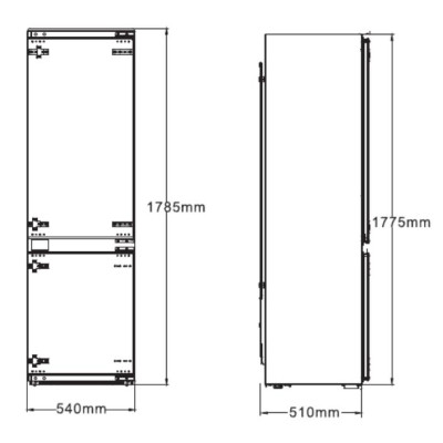 Холодильник Interline RDF770EBZWA Вінниця - фото 8