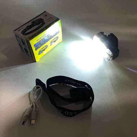 Потужний ліхтар для риболовлі YJ-A06-LED+6SMD, Ліхтар з фіксацією на голові, Ліхтарик діодний налобний MV-89 Київ