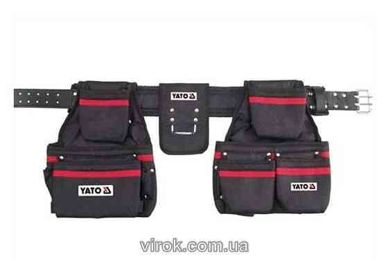 Пояс YATO з 21 кишенями для цвяхів та інструментів [10] Одесса