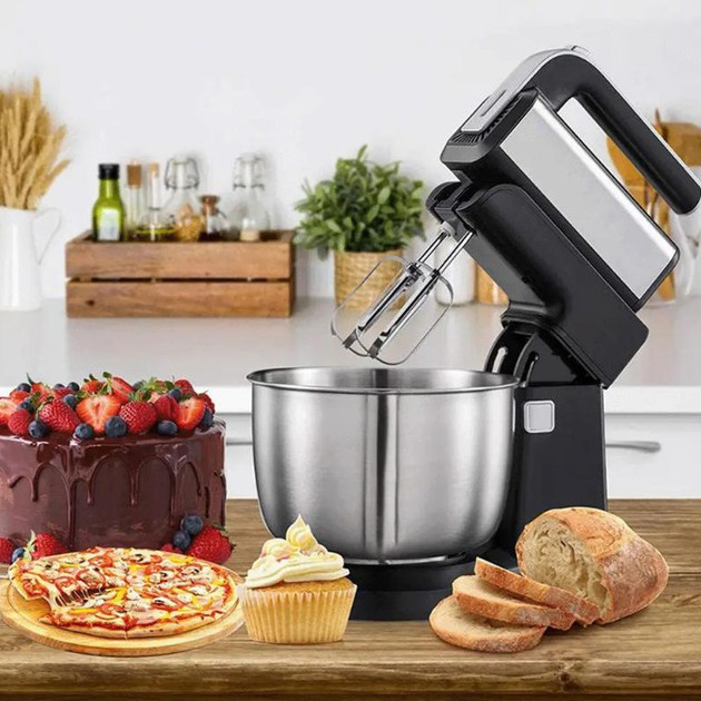 Миксер с различными скоростями RAF R.6652 1000 Вт 3.5 л, Ручной миксер для приготовления пищи KI-51 Львов - изображение 10