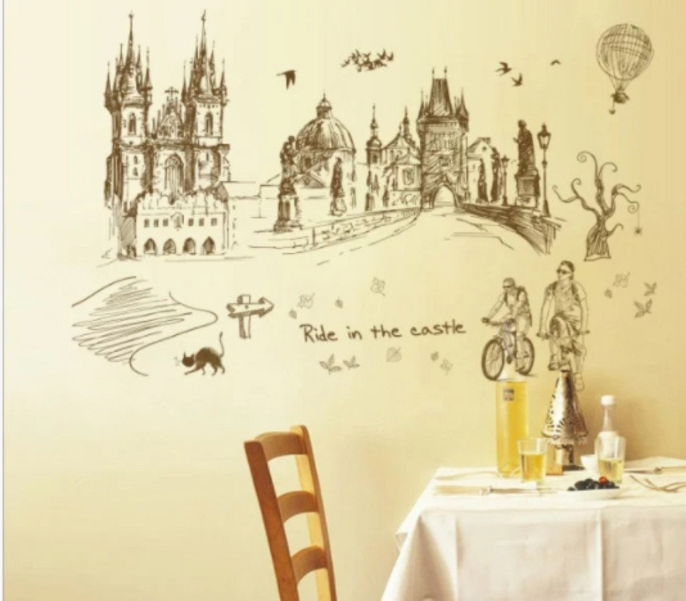 Інтер'єрна наклейка Поїздка до замку Київ - фото 5
