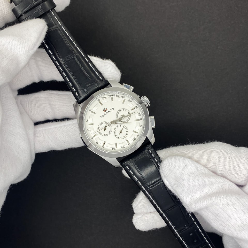 Forsining 6625 Silver-White Leather Киев - изображение 3