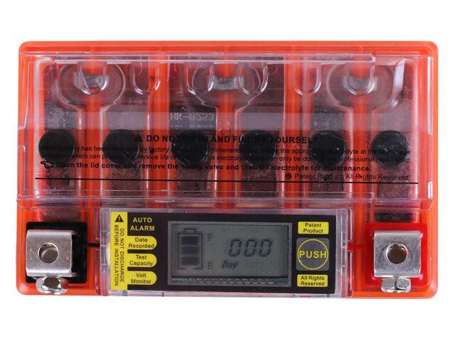 Аккумулятор 4АH YTX4L-BS гелевый 113*70*85mm С ДИСПЛЕЕМ оранжевый Мукачево - изображение 3