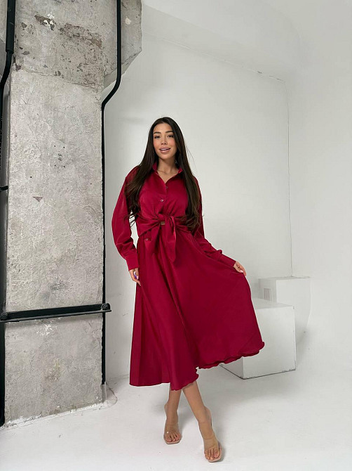 Жіночий святковий костюм: сорочка + спідниця, двійка Шовк Армані 46/48 Одеса - фото 5