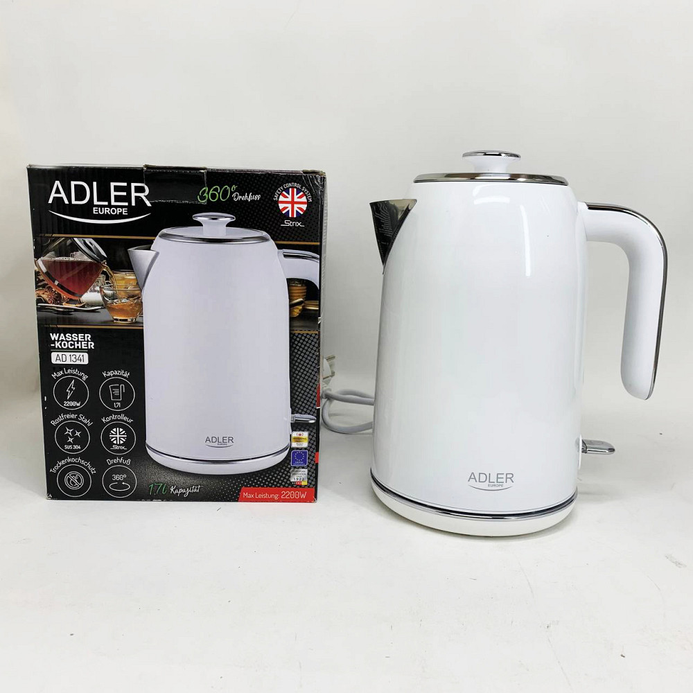 Электрический чайник для дома на кухню Adler AD 1341 0.8л 1850Вт, Надежный электрический чайник HR-83 Львов - изображение 11