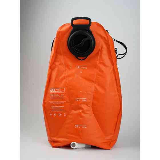 Душ із ємністю для води та насосом Flextail Tiny Shower Bag 20 л Жовтогарячий Вінниця