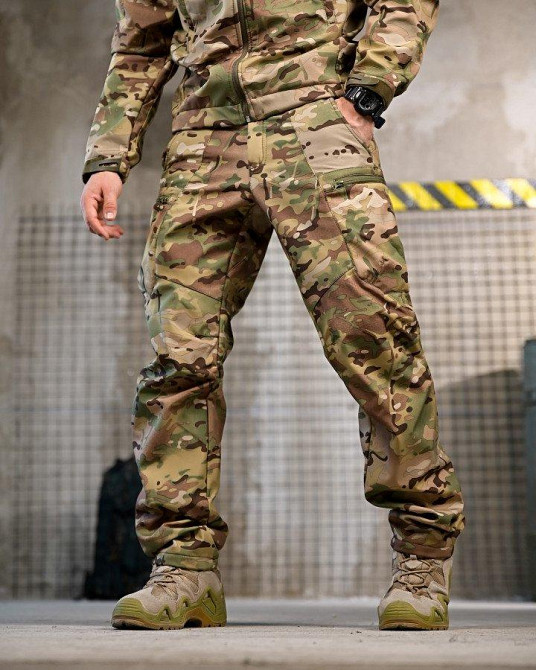 Демисезонный тактический костюм софтшел TANJENT мультикам  ПП7869 Одесса - изображение 7