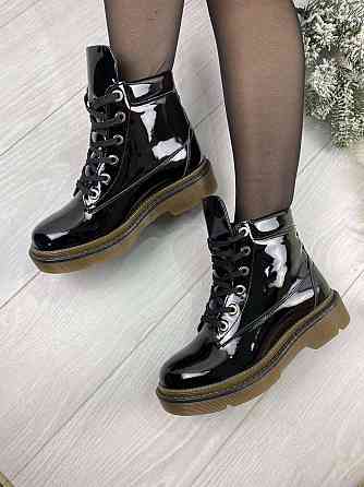 Черевики жіночі ARLEN БК-16 /76 чорні (зима, шкіра лакована) (2850) 36-40 39 Коломыя