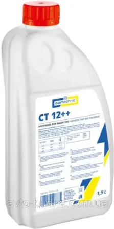 Антифриз g12++ концентрат/червоний/G12++ 1,5 л CARTECHNIC (CART999 CT12 ++ 1,5L) Київ