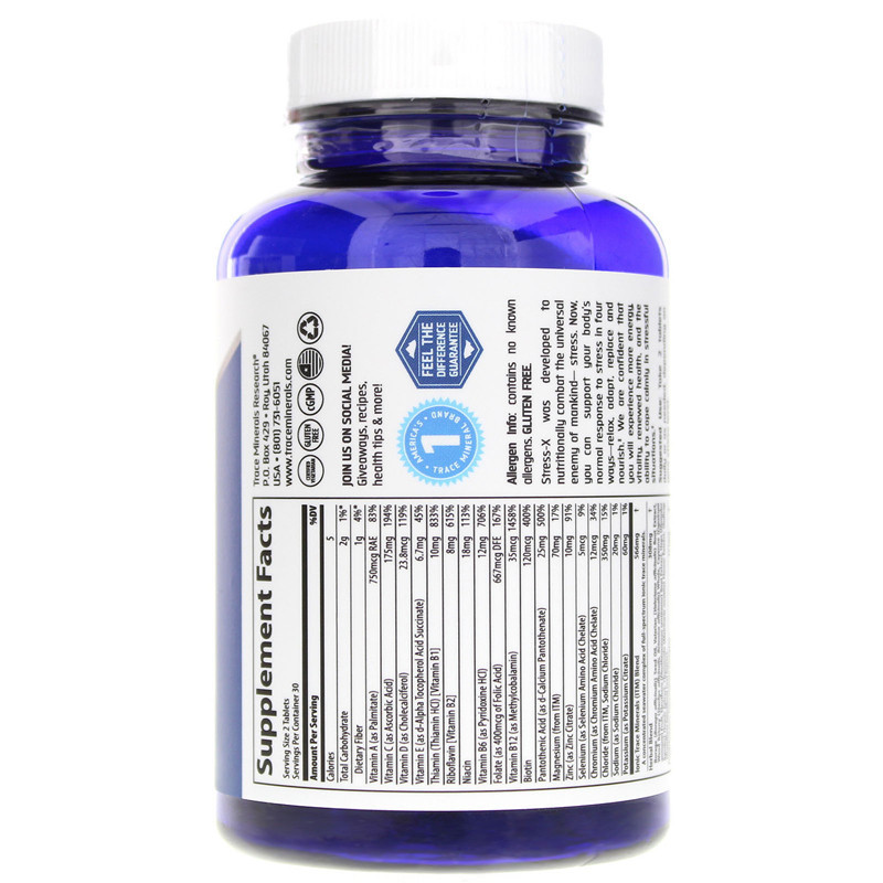 Захист від стресу Trace Minerals Research Stress-X 60 таб Київ - фото 2