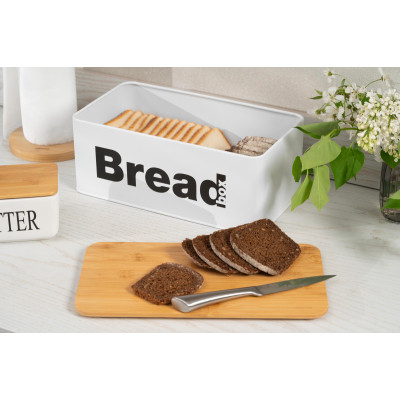 Хлібниця Ardesto Midori 33х18х13см, метал, бамбук, білий (AR0912WB) Вінниця - фото 10