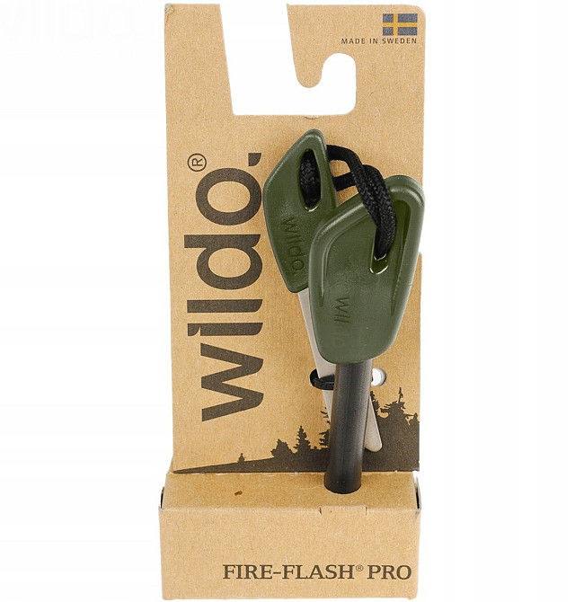 Туристичне Кресало ручне для розведення вогню 11 см Wildo "Fire-Flash Pro" (15274500) Olive Нововолинськ - фото 6