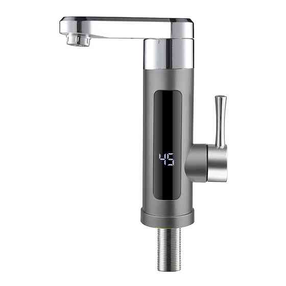 Проточний водонагрівач WEZER SDR-H16T-Grey поворотний вилив, 3,3 кВт, сірий Київ