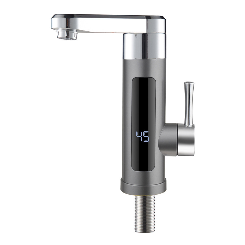 Проточний водонагрівач WEZER SDR-H16T-Grey поворотний вилив, 3,3 кВт, сірий Київ - фото 1