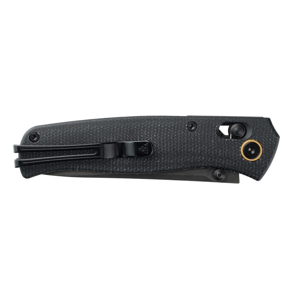 Ніж складаний туристичний SRM Medal 255L-MB3 (8.2 см) 140Cr / Micarta чорний Київ - фото 7