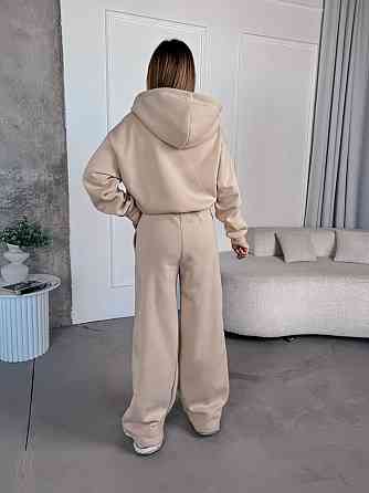 Женский теплый костюм с широкими штанами Одесса