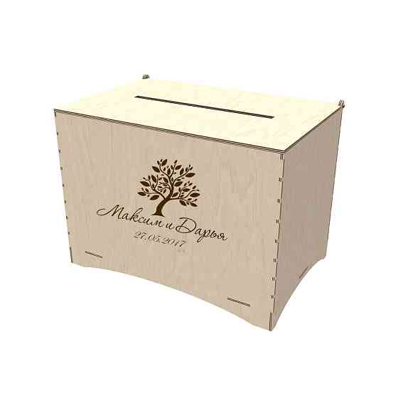 Сундук для конвертов, Свадебная казна 308х205х230мм Киев