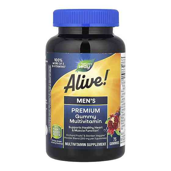 Мультивитамины для мужчин Nature's Way Men's Premium Gummies Multivitamin 75 gummies Киев