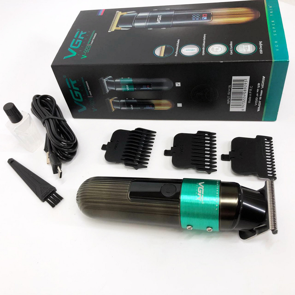 Машинка для стрижки волосся електрична VGR V-929, Тример для стрижки волосся потужний LK-46 Львів - фото 12