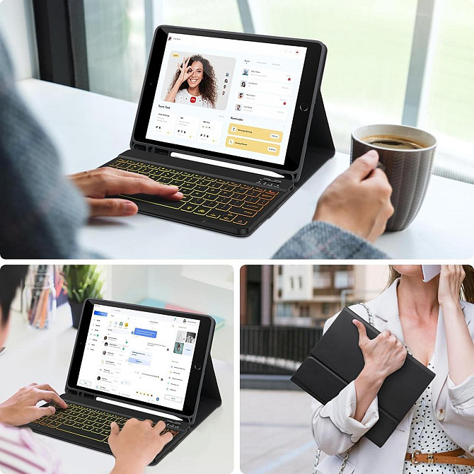 Защитный чехол с Bluetooth клавиатурой для iPad 10.2 Inch (9/8/7 Generation) и iPad Air 3rd / Pro 10.5 Днепр - изображение 4