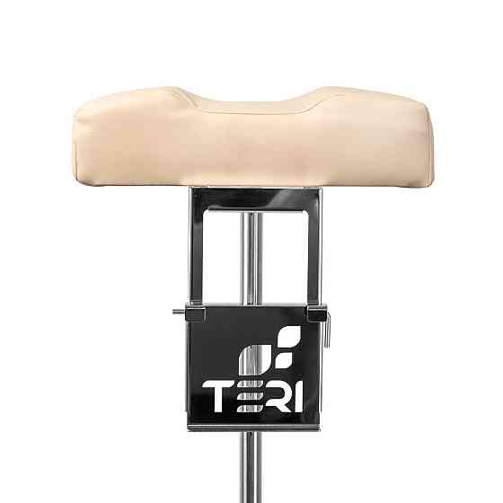 Педикюрная подставка для настольных вытяжек Teri с бежевым верхом Киев