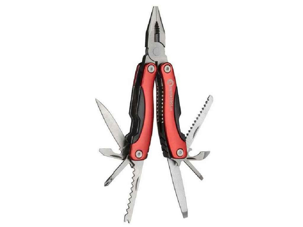 Мультиінструмент 160мм, 12 в 1 з чохлом HT-0541 ТМ INTERTOOL Solmir Київ - фото 1
