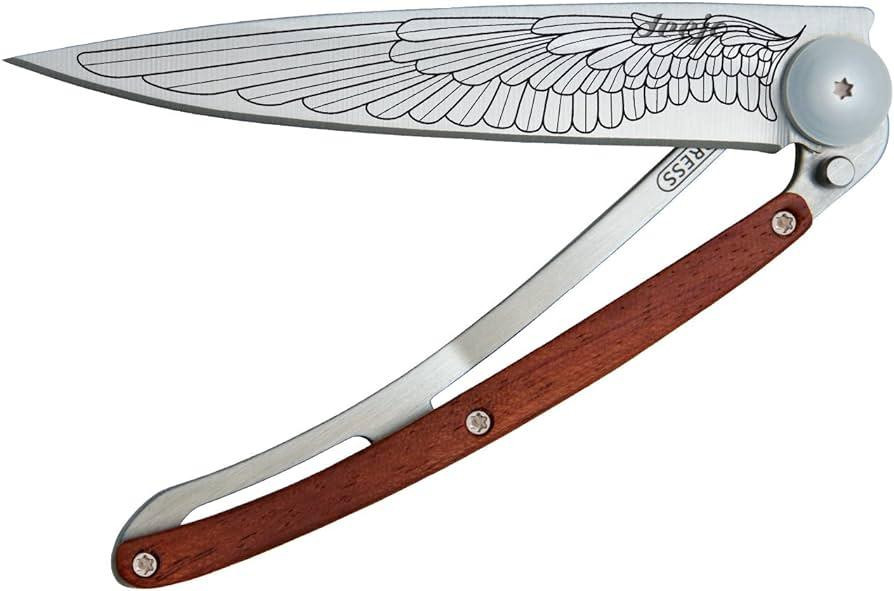 Універсальний Складаний Ніж з лазерним гравіюванням крила Deejo "37 грам" (1CB000016) Нержавіюча сталь Нововолинськ - фото 7