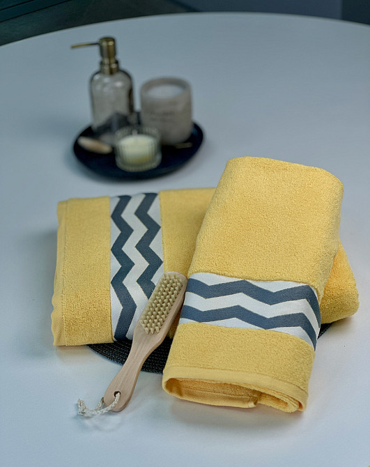 Рушник махровий Ideal Textile банний з бордюром 70*140 см Чернівці - фото 10