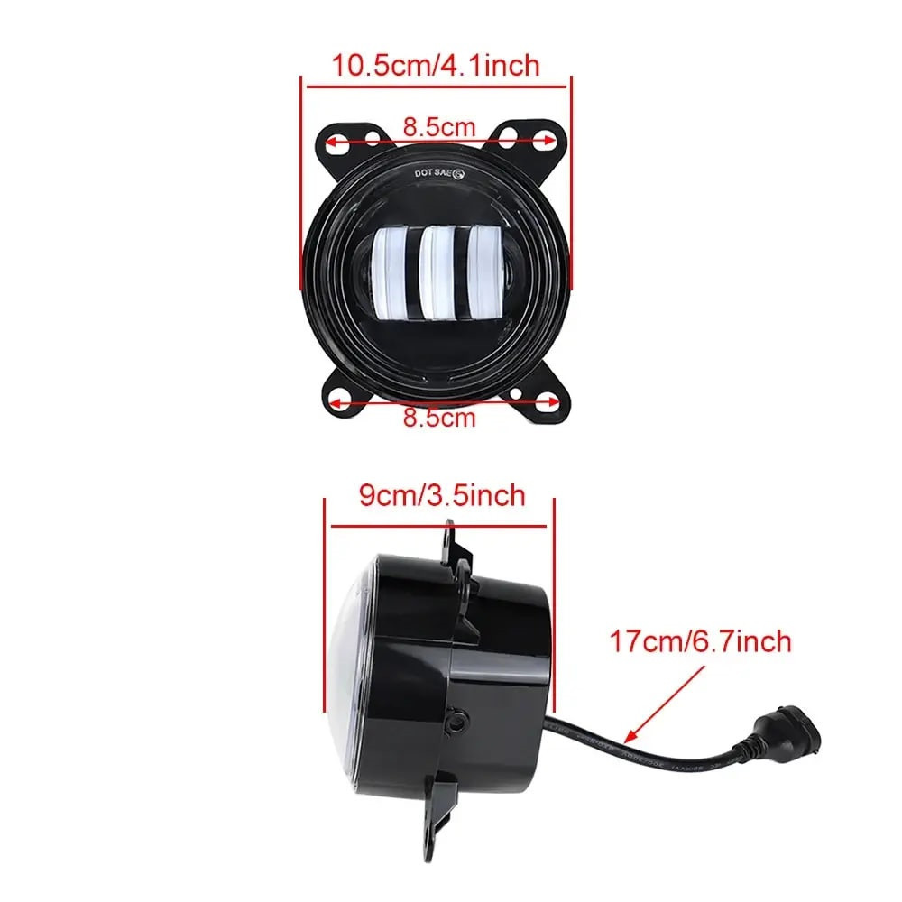 Комплект протитуманних LED фар StarLight HP-GZD-351-06 DAF-105 біле/жовте світло (XF, CF, LF) Харків - фото 7