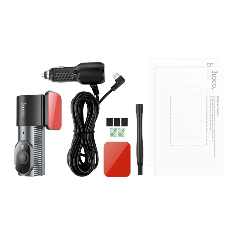 Видеорегистратор HOCO DV13 без экрана, серый Киев - изображение 3