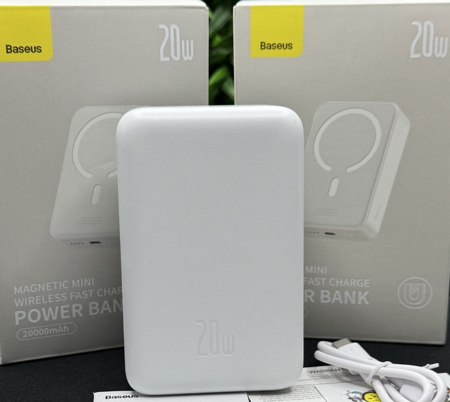 Павербанк магнетик Базеус Baseus 20000 mAh 20w powerbank павер. Київ - фото 1