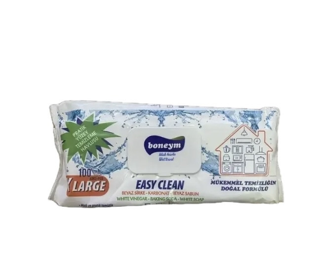 Серветка побутова Boneym д / очищення поверхонь Антибактеріальні 100 шт Виноградов - изображение 2