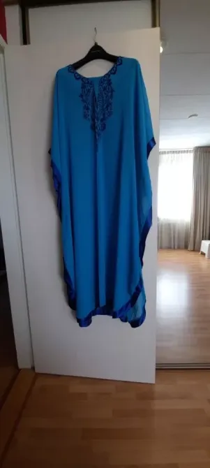 Пляжна туніка жіноча довга універсальний блакитний Київ - фото 5