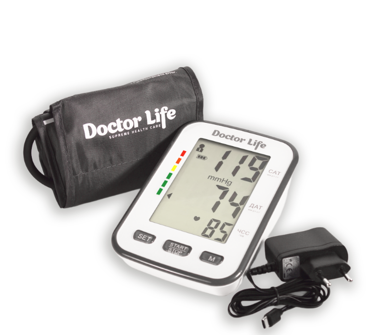 Автоматичний тонометр Doctor Life Basic 02-А з адаптером Дніпро - фото 1